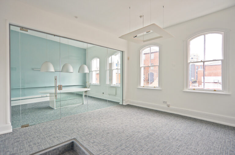 modern Birmingham offices in Jewellery Quarter, open plan Birmingham office space